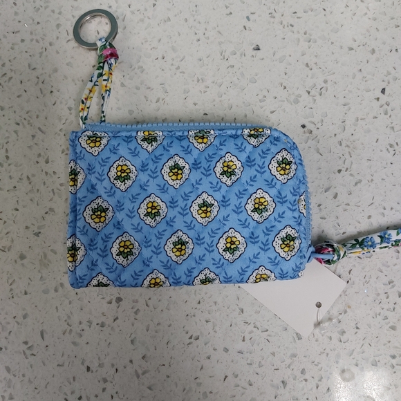 Vera Bradley Heritage Collection Elizabeth Blue Coin Purse NWT - Picture 4 of 5